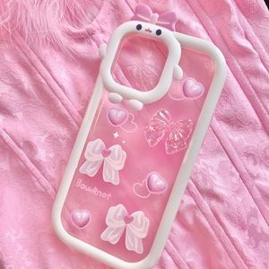 super cute pink kawaii phone case for iPhone 13 pro max 🎀